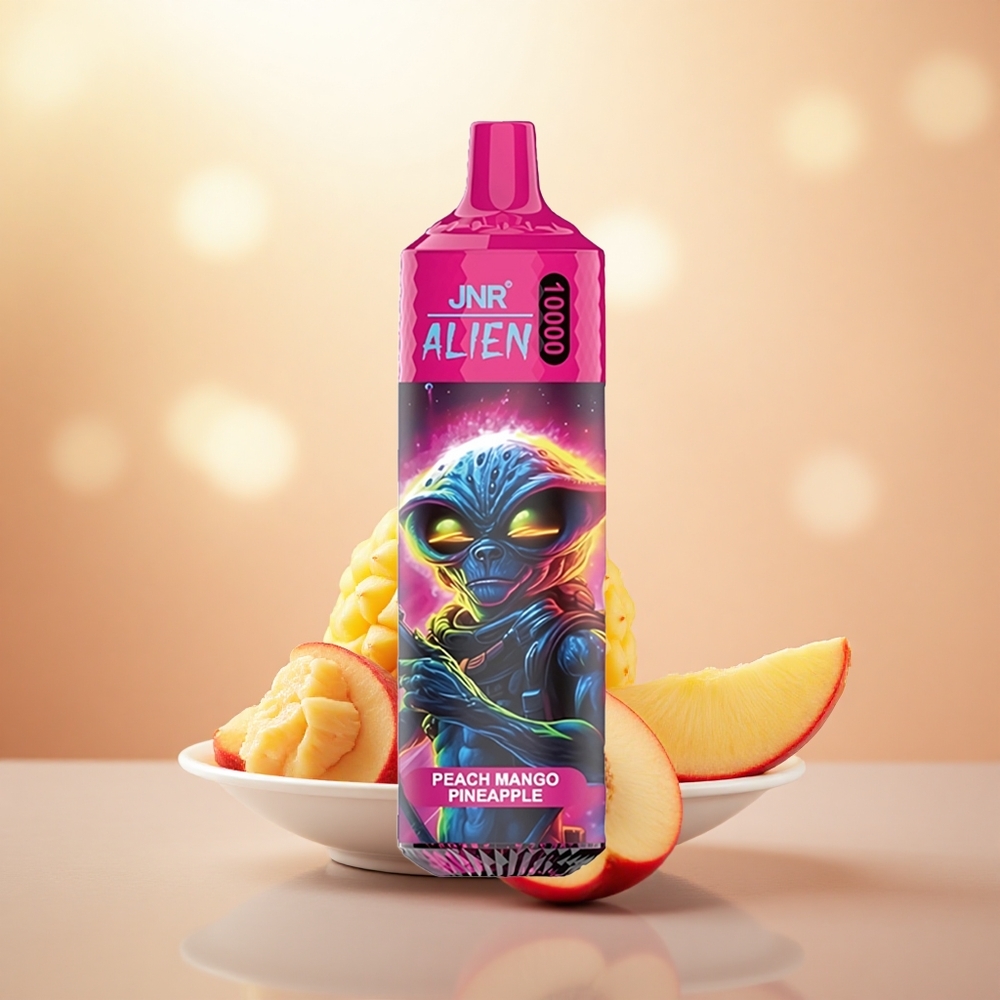 Peach Mangga Nanas JNR Alien 10000 Puffs LED RGB