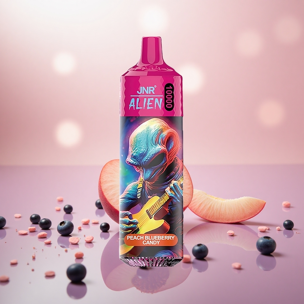 Pic Bluberry Gula-Gula JNR Alien 10000 Puff Reka Bentuk Sporty LED RGB