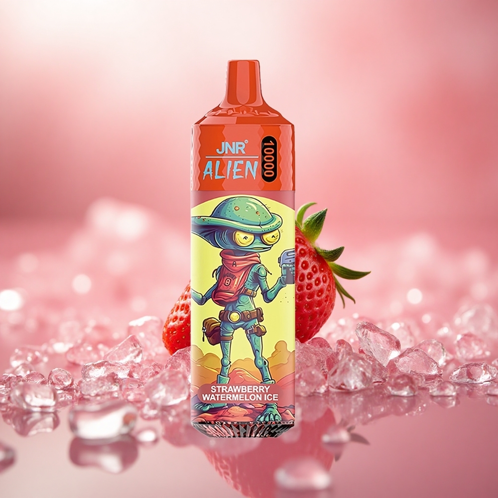 Strawberi Tembikai Ais JNR Alien 10000 Puffs LED RGB