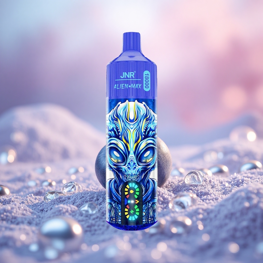 Biru Beri Ais JNR Alien Max 18000 Puff Gegelung Dwi Mesh