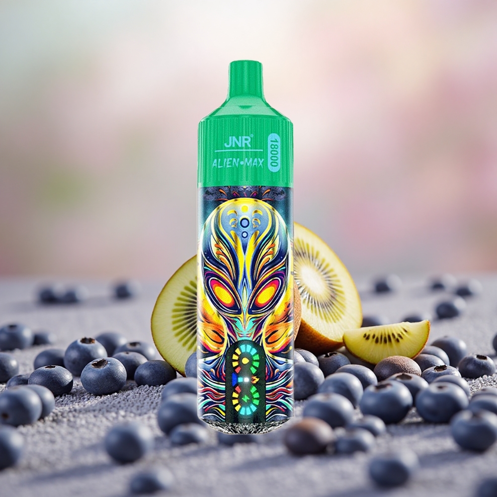 Blueberry Kiwi JNR Alien Max 18000 Puffs Gegelung Dwi Mesh
