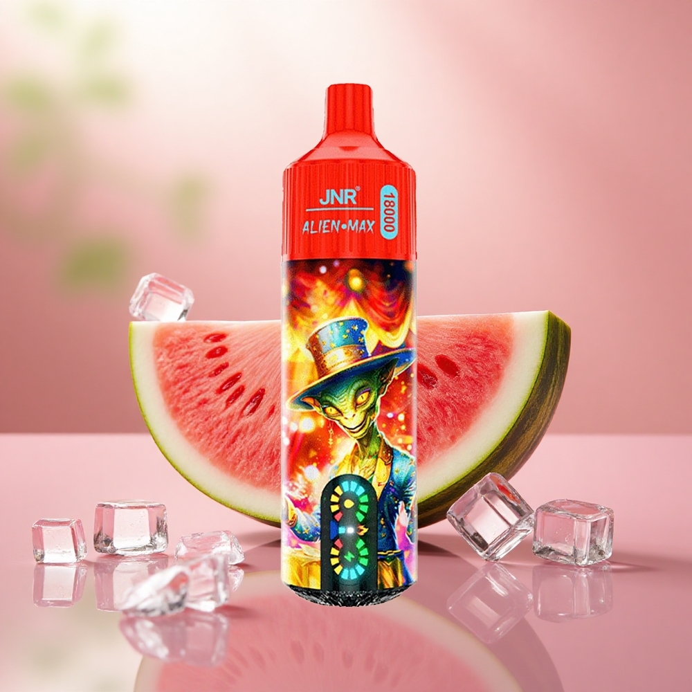 Tembikai Ais JNR Alien Max 18000 Puffs Gegelung Dwi Mesh