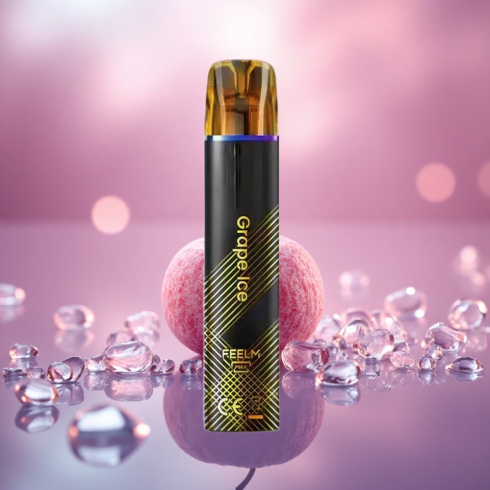 Anggur Ais JNR Black&Golden 800 Puffs Tanpa Cas