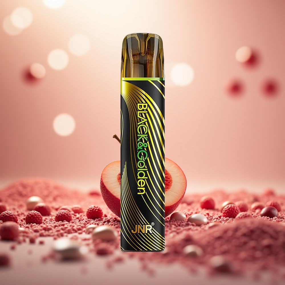Hitam & Emas JNR Black&Golden 800 Puff Vape Sekali Pakai 2% Nikotin