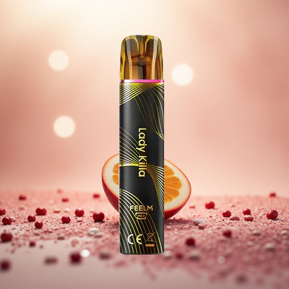 Hitam&Emas JNR Lady Killa 800 Puff Tanpa Cas