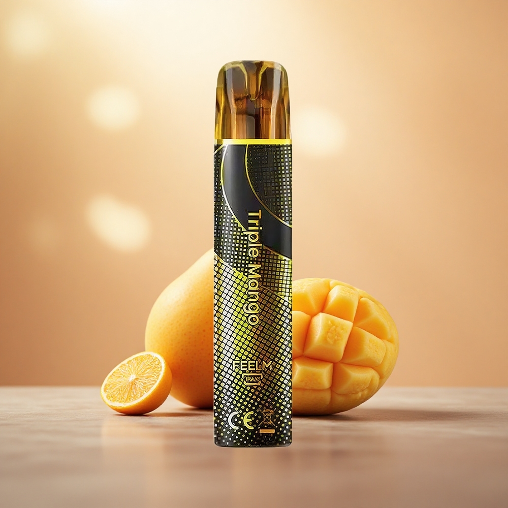 Manga Tiga Kali JNR Black&Golden 800 Puff Tanpa Cas