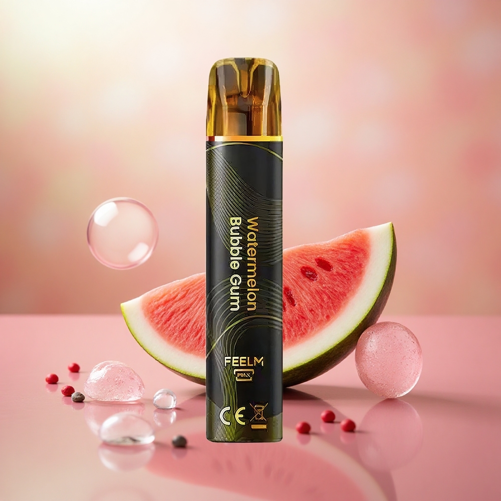 Tembikai Gula-Gula Getah JNR Black&Golden 800 Puff Tanpa Cas