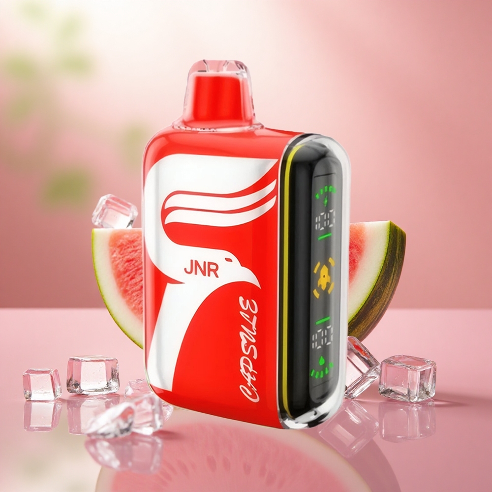 Tembikai Ais JNR Capsule 15000 Puffs Gegelung Dwi Mesh