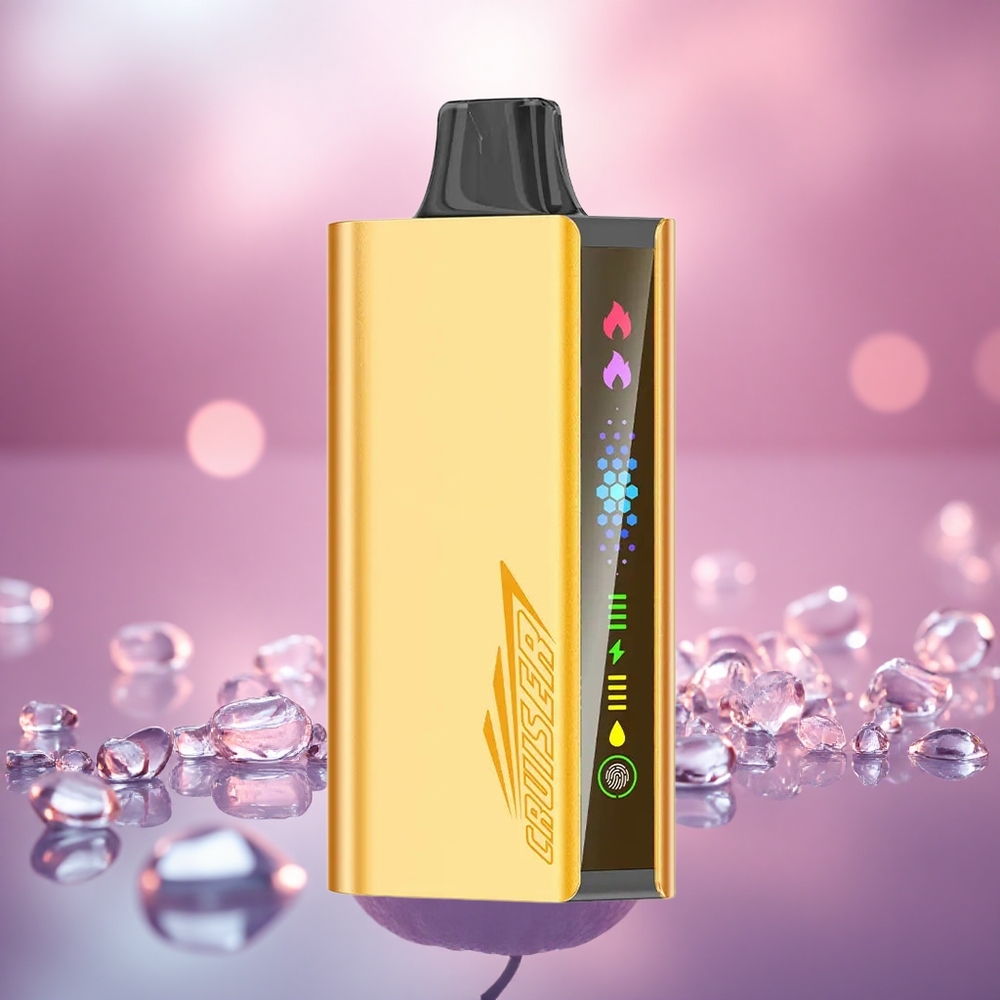 Anggur Ais JNR Cruiser 12000 Puff Skrin Animasi Tanpa Caj Vape Sekali Pakai