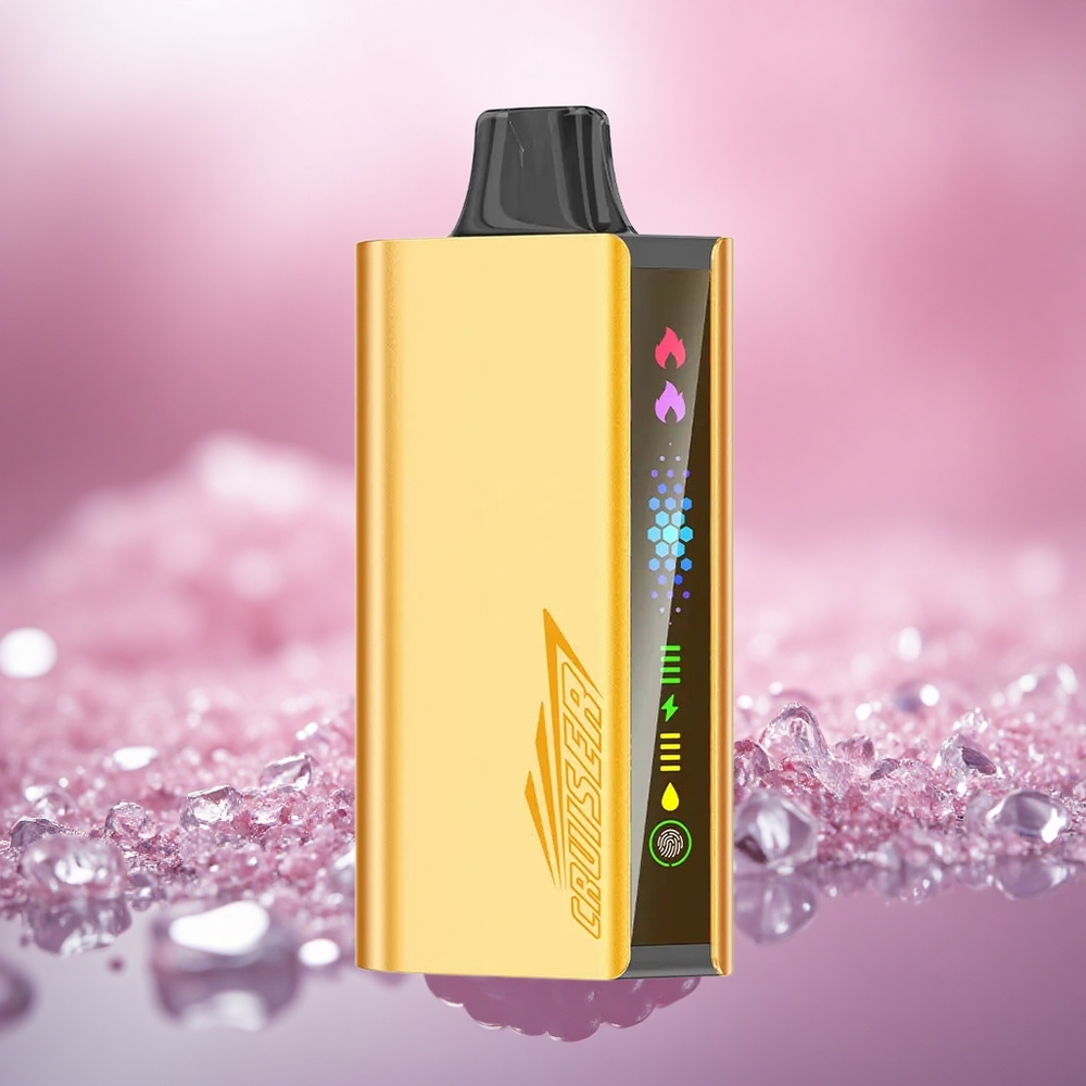 Blackberry Ice JNR Cruiser 12000 Puff Skrin Animasi No-Charge Vape Sekali Pakai