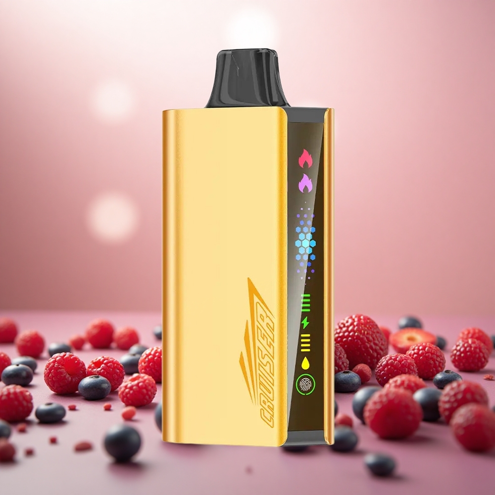 Campuran Berry JNR Cruiser 12000 Puff Animation Skrin Sentuh Jari