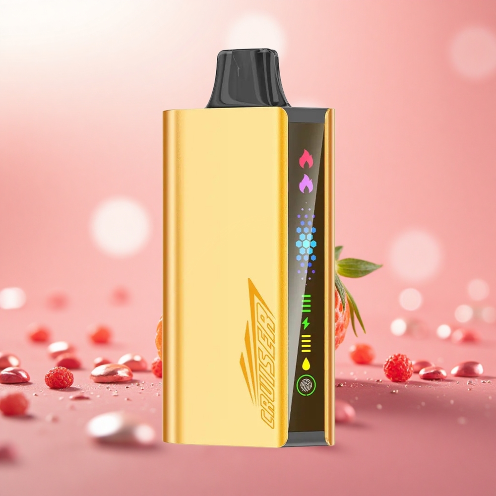 Chupa Chups Strawberry JNR Cruiser 12000 Puff Skrin Animasi