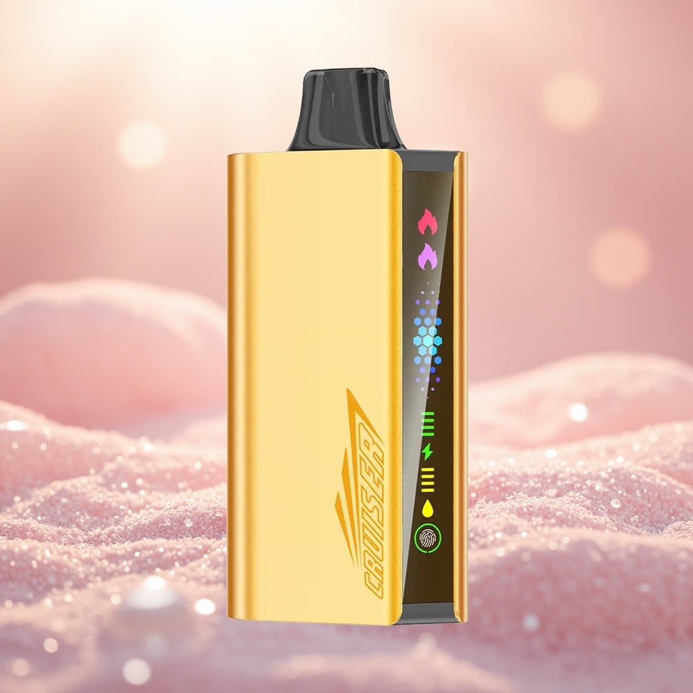Peach Ice JNR Cruiser 12000 Puff Skrin Animasi No-Charge Vape Sekali Pakai