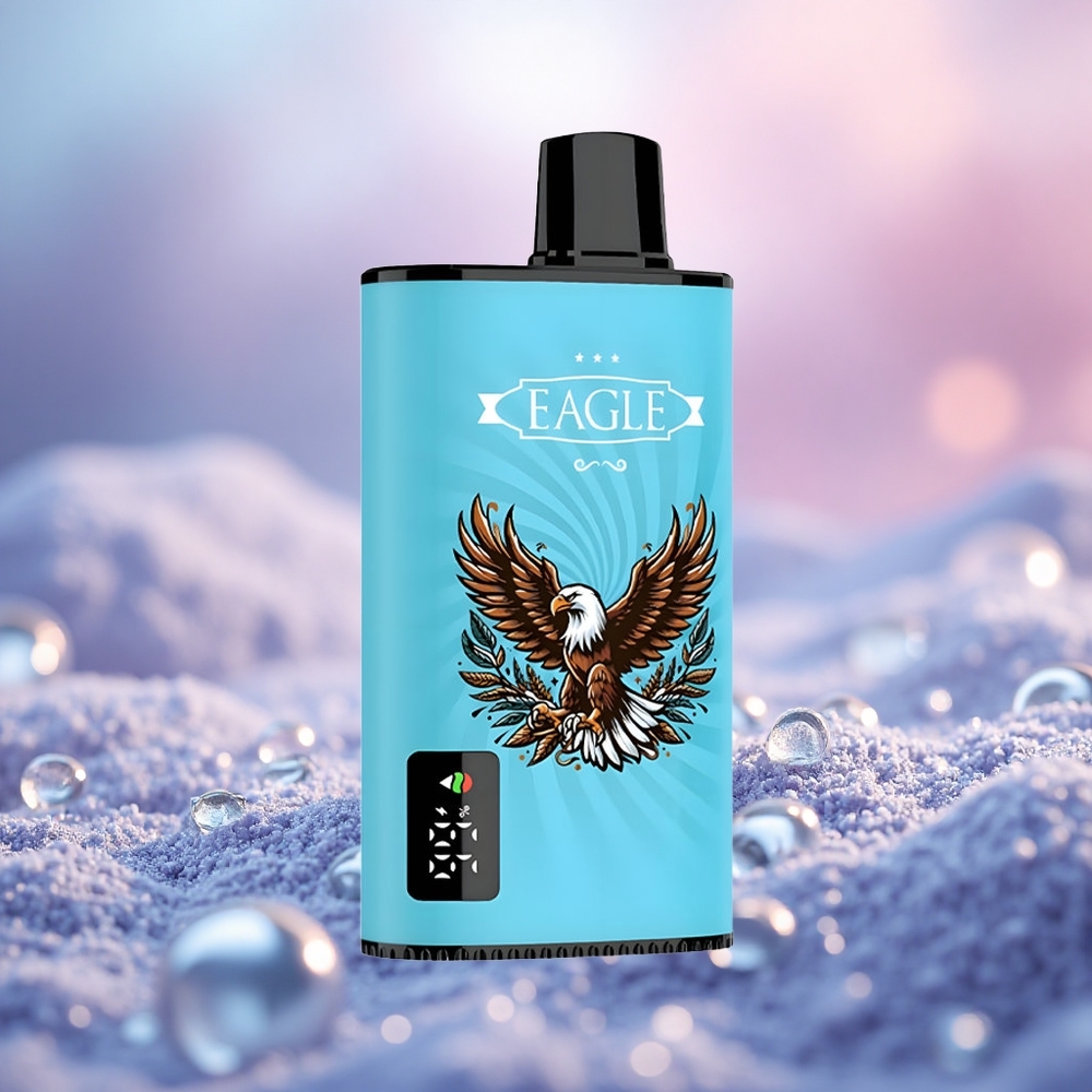 Biru Ais JNR EAGLE Smart 23000 Puf Aliran Udara Boleh Laras Mesh 1.0ohm