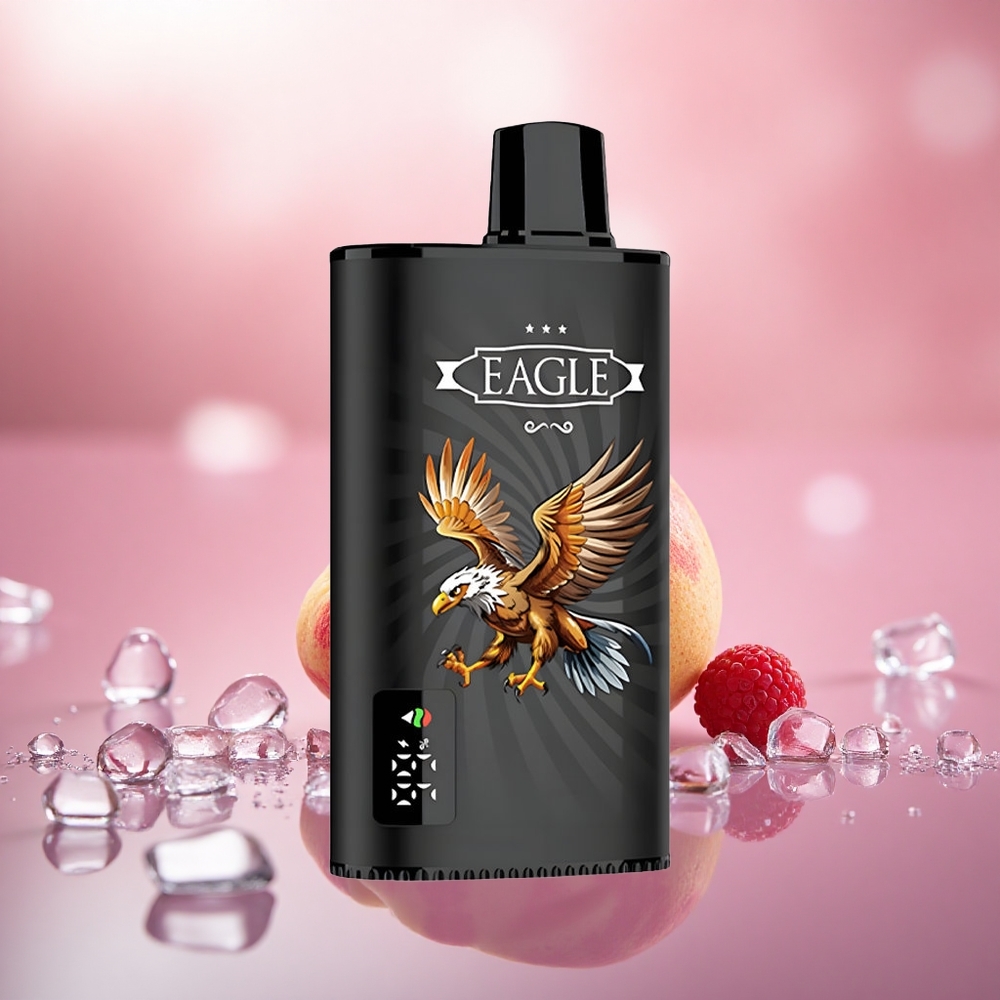 Blackcurrant Mango Ais JNR EAGLE Smart 23000 Puffs Skrin Digital Vape Sekali Pakai
