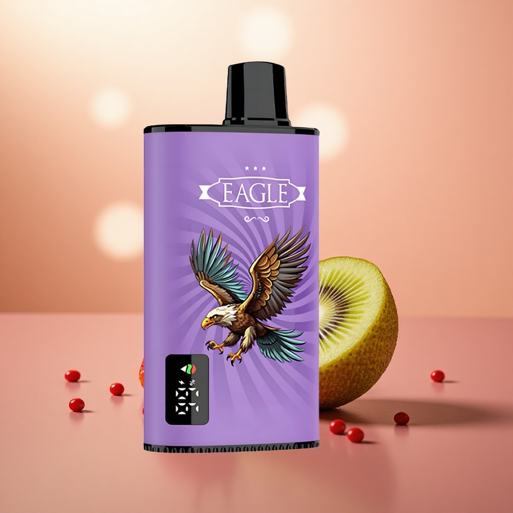 Strawberi Kiwi JNR EAGLE Smart 23000 Puffs 25ml e-Cecair