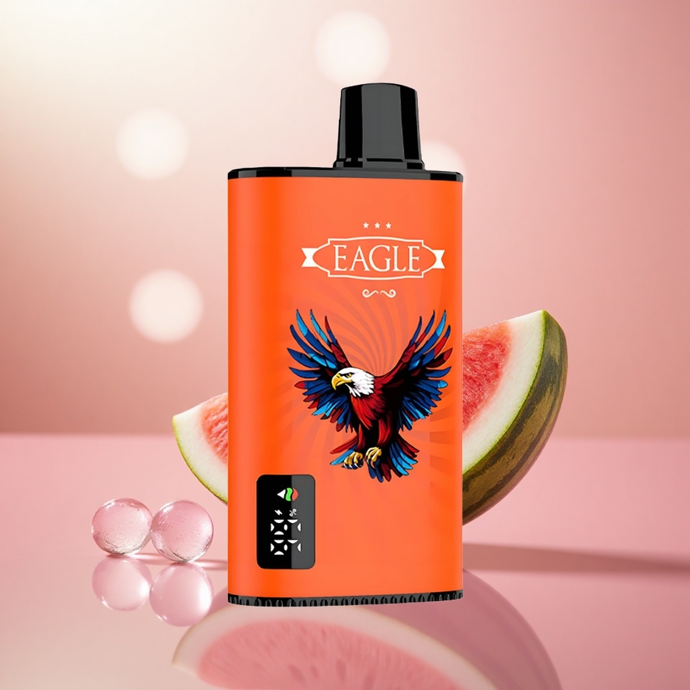Tembikai Gula-Gula Getah JNR EAGLE Smart 23000 Puff Aliran Udara Boleh Laras