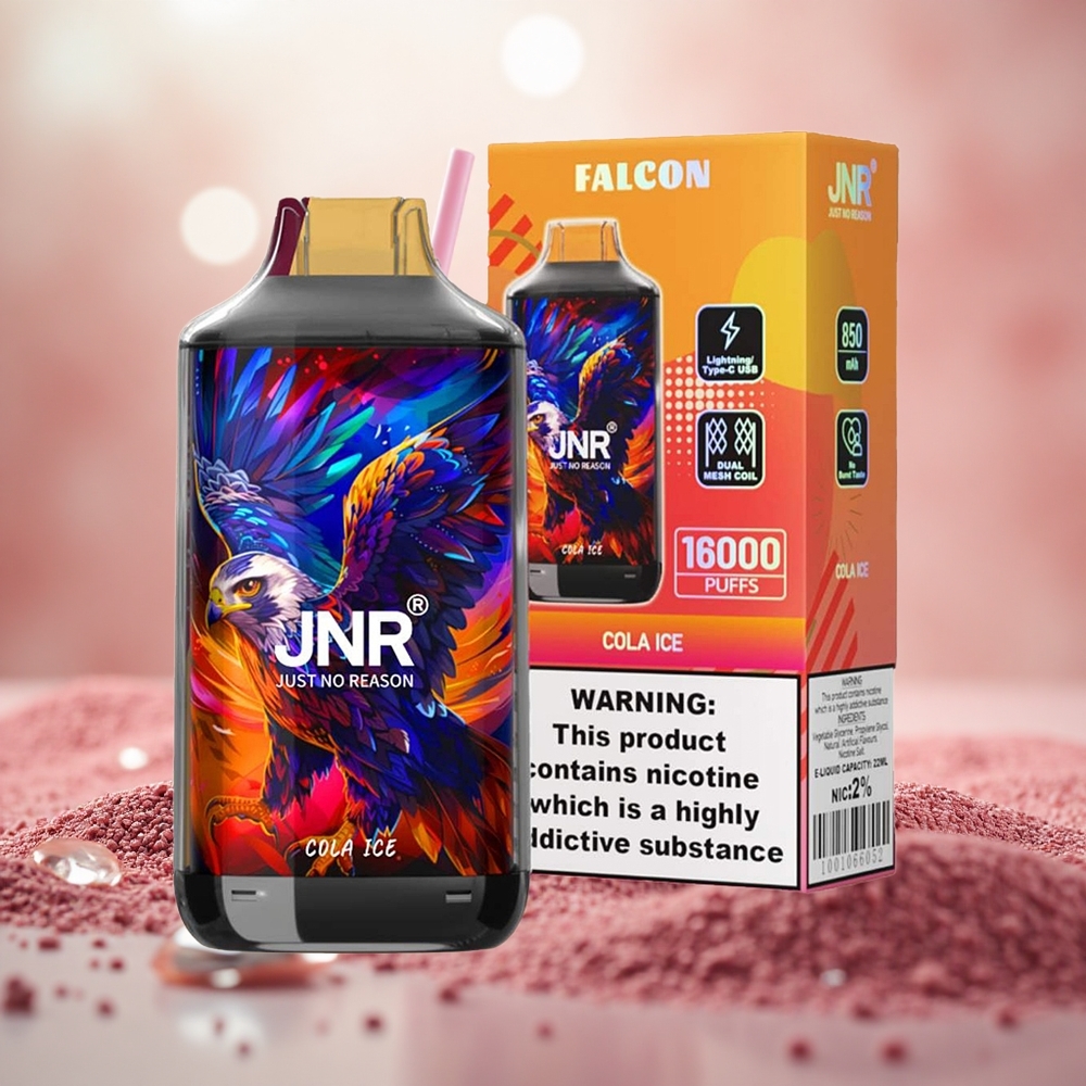Cola Ais JNR Falcon 16000 Puff Gegelung Dwi Mesh