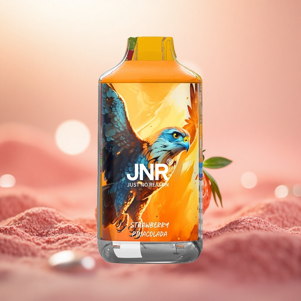 Strawberi Pina Colada JNR Falcon 16000 Puffs Gegelung Dwi Mesh