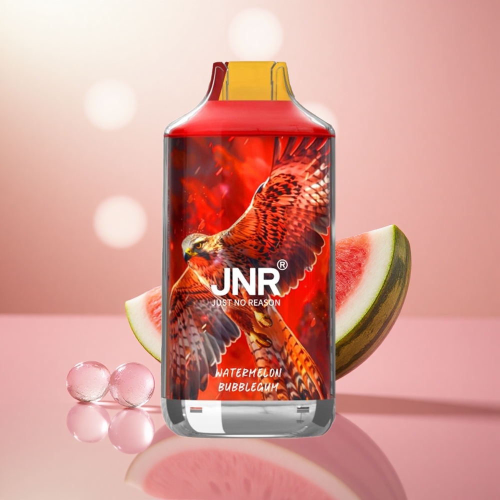 Tembikai Gula-Gula Getah JNR Falcon 16000 Puffs Gegelung Dwi Mesh