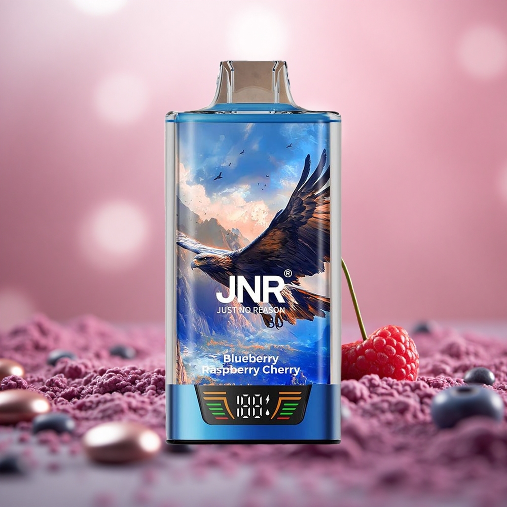 Biru Raspberry Ceri JNR Falcon Pro 28000 Puff Dwi Mesh Koil