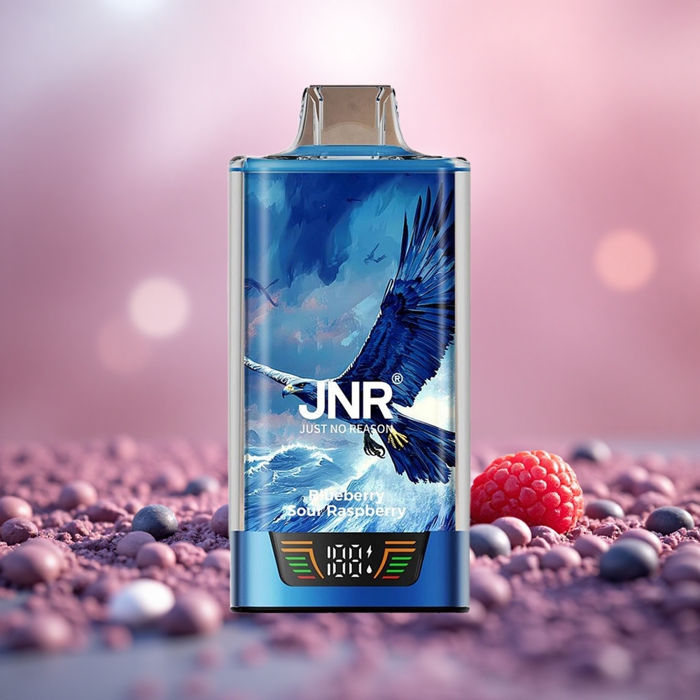 Blueberry Sour Raspberry JNR Falcon Pro 28000 Puff Gegelung Dwi Mesh