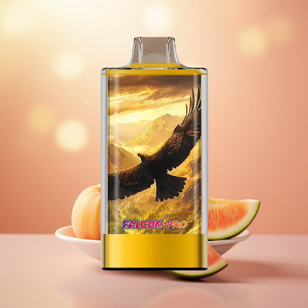 Peach Mangga Tembikai JNR Falcon Pro 28000 Puff Gegelung Dwi Mesh