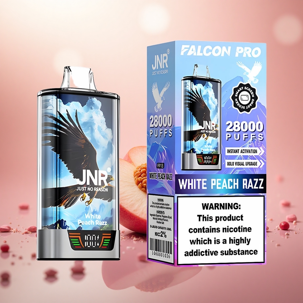 Putih Picang Razz JNR Falcon Pro 28000 Puff Muat Awal 30ml