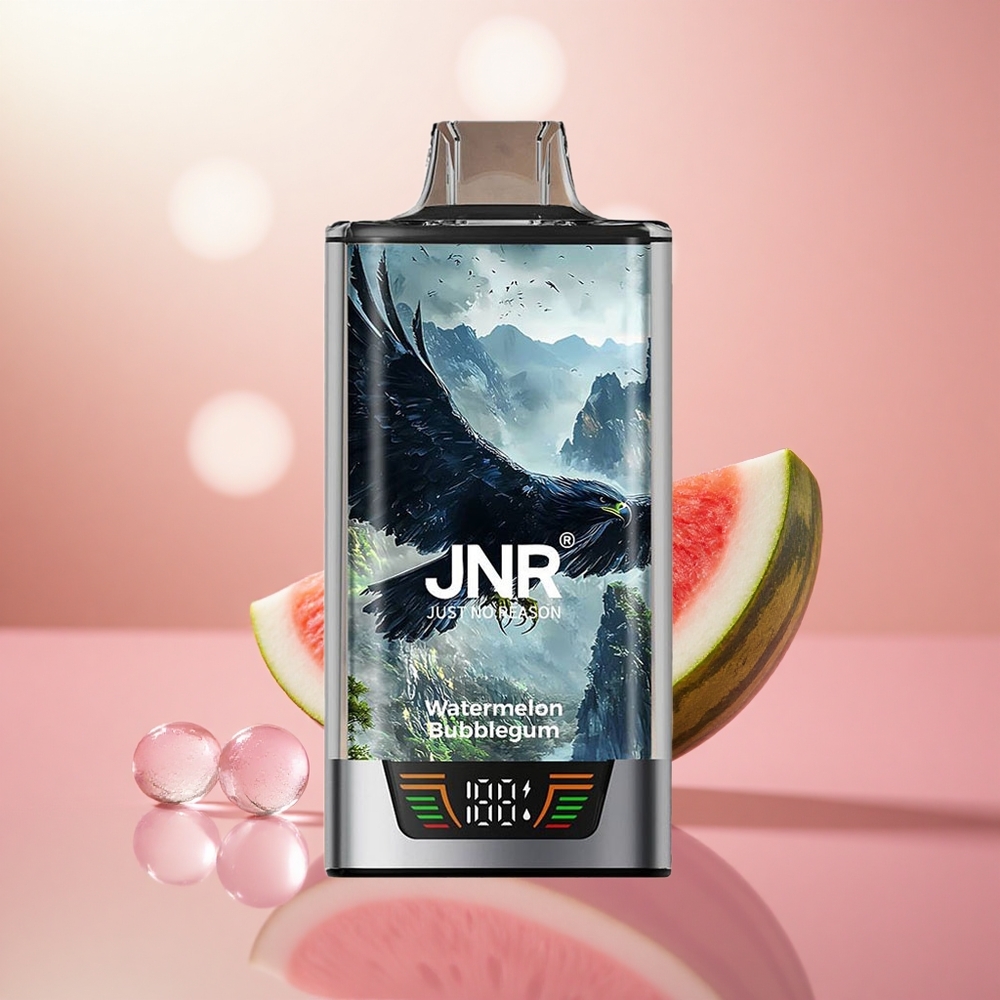 Tembikai Gula-Gula Getah JNR Falcon Pro 28000 Puff Muatan Pra-Penuh 30ml