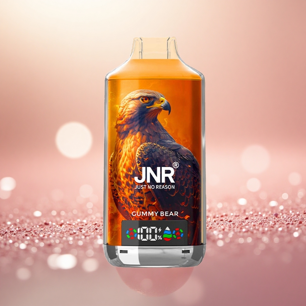 Gummy Bear JNR Falcon X 18000 Puffs Gegelung Dwi Mesh Vape Sekali Pakai