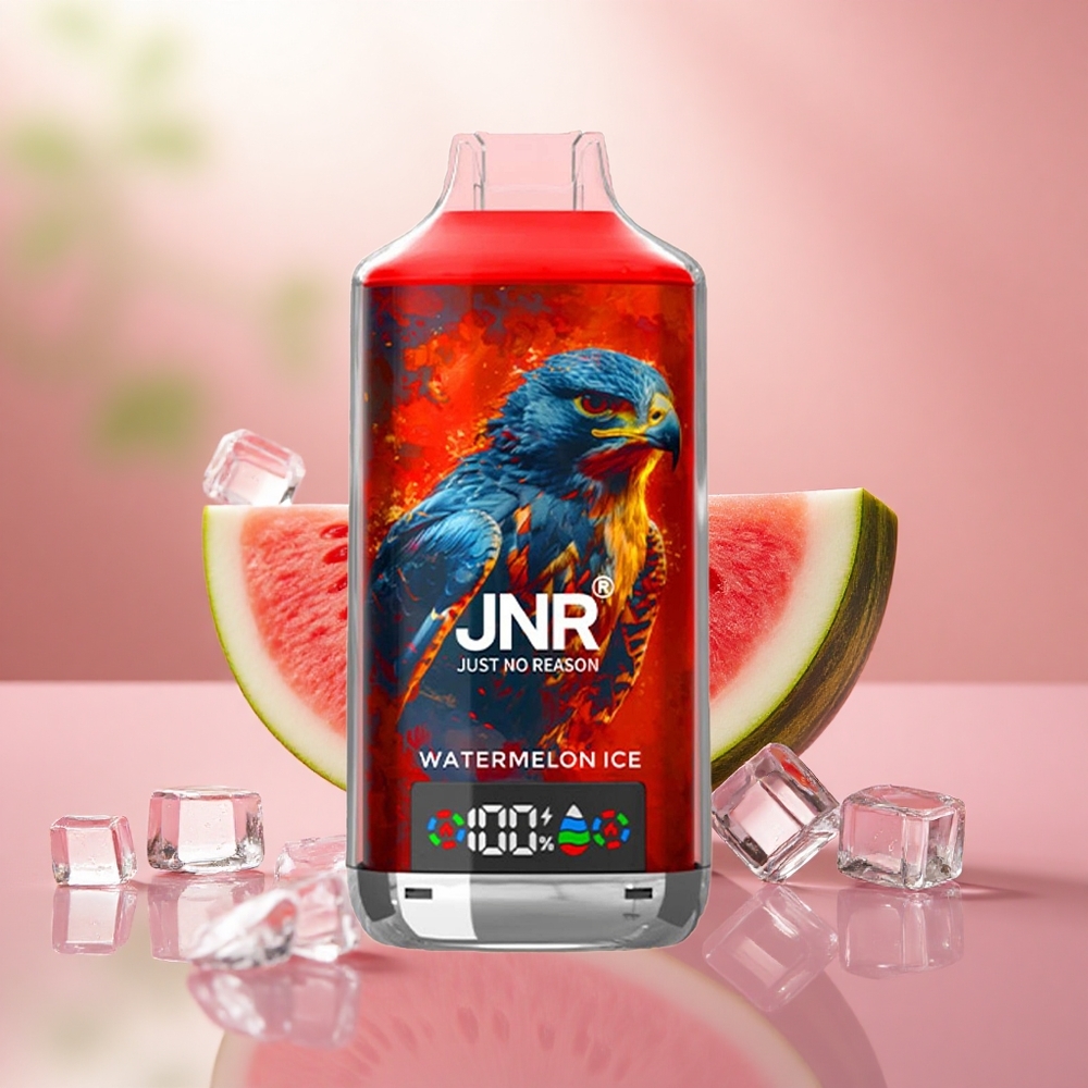 Tembikai Ais JNR Falcon X 18000 Puffs Gegelung Dwi Mesh