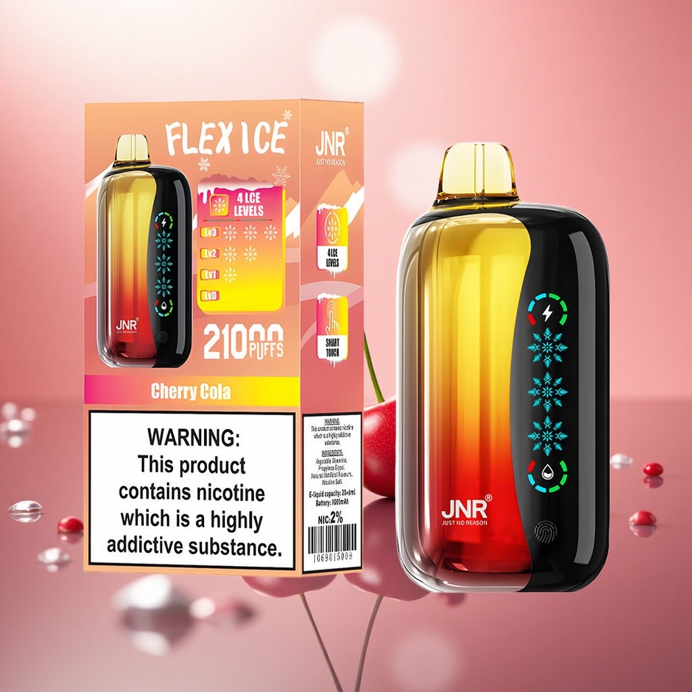 Cherry Cola JNR Flex Ice 21000 Puff Skrin Sentuh