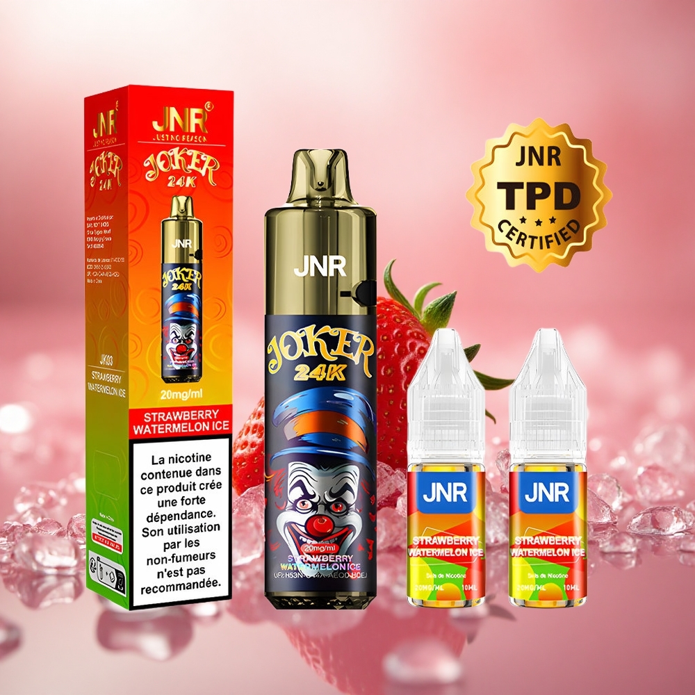Strawberi Tembikai Ais JNR Joker 24K 800mAh 24000 Tarikan