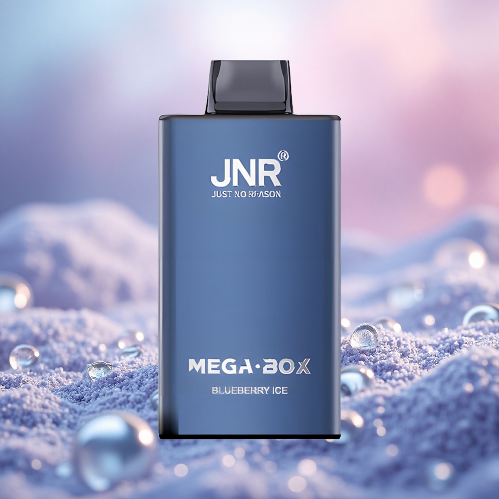 Biru Ais JNR Mega Box 25000 Puff Vape Sekali Pakai Gegelung Dwi Mesh