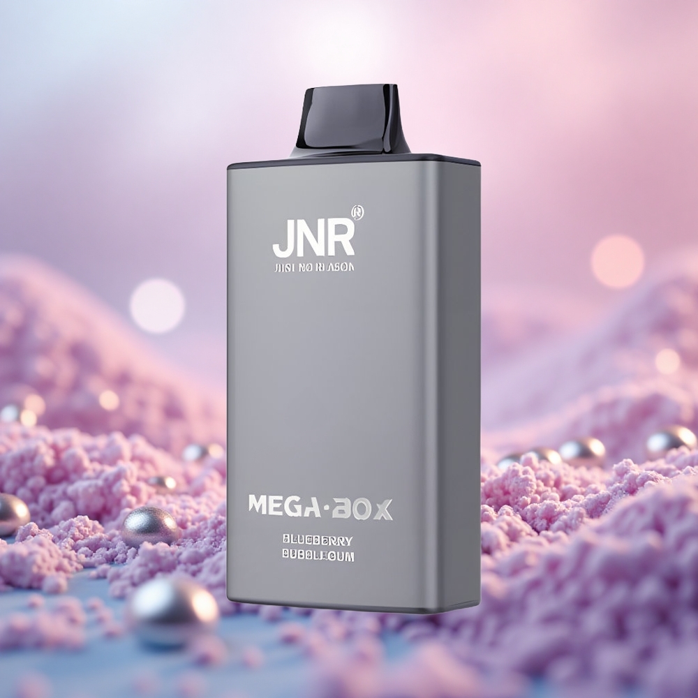 Biru Gula-gula Getah JNR Mega Box 25000 Puff Gegelung Dwi Mesh