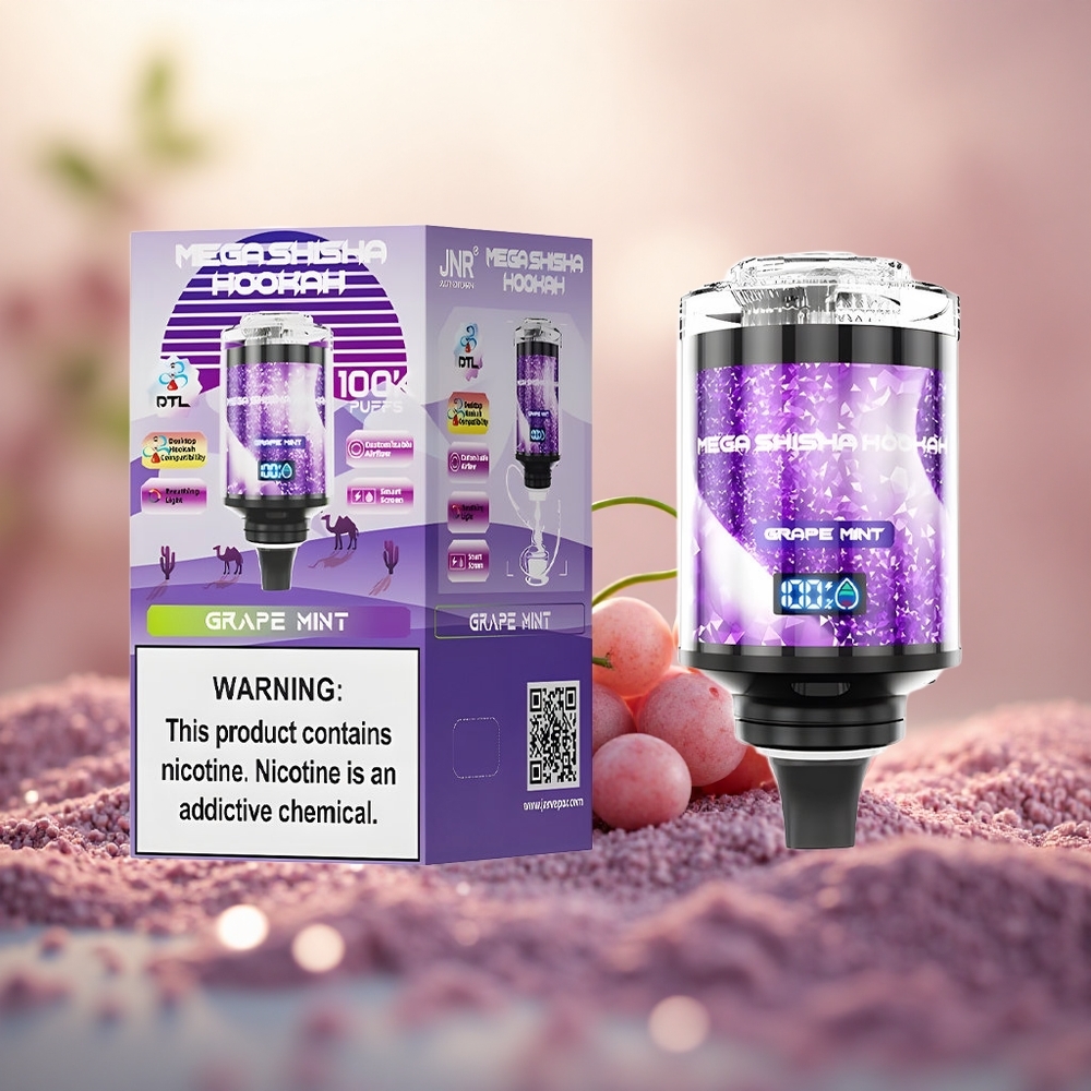 Anggur Pudina JNR Mega Shisha 100K Sesuai Desktop 2200mAh