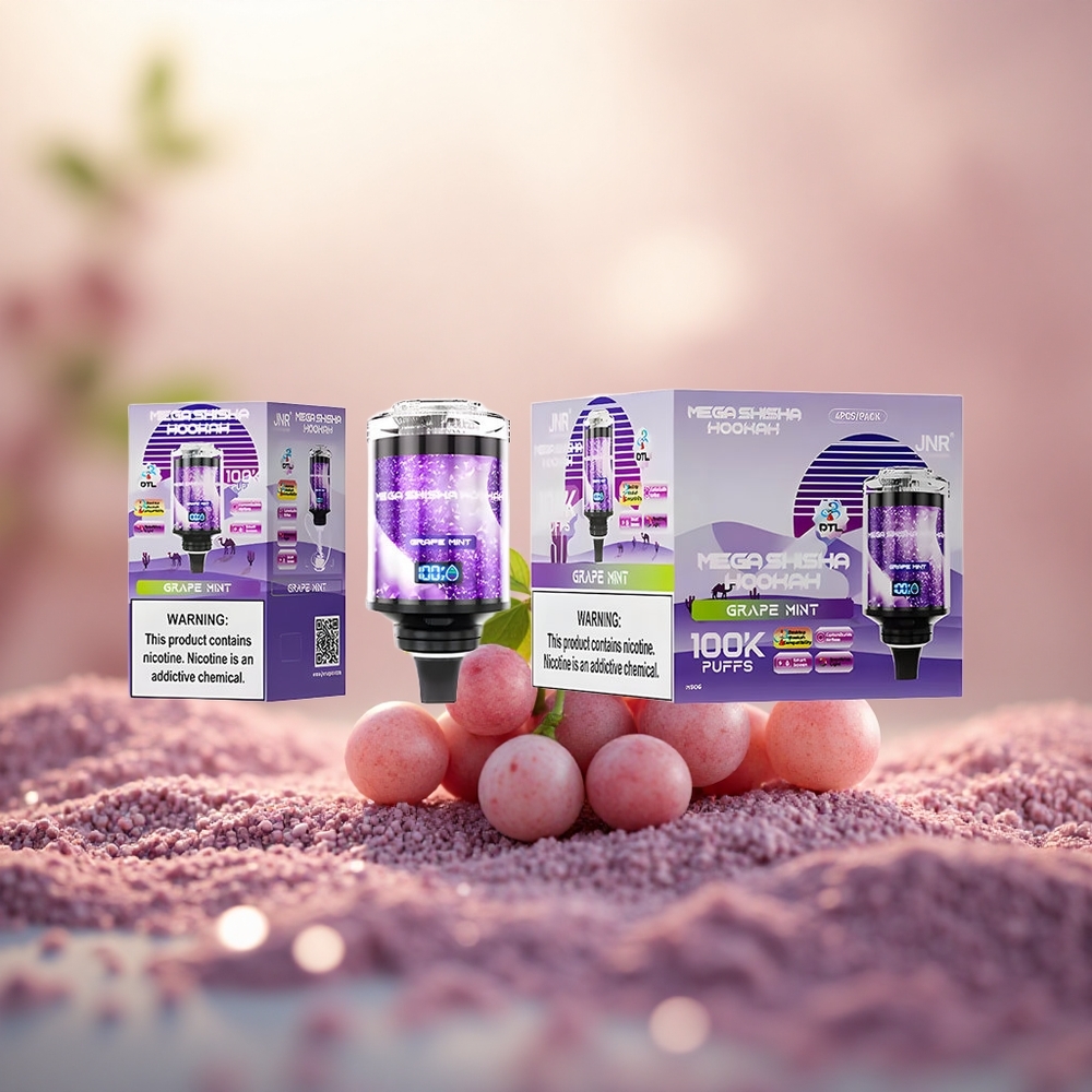 Anggur Pudina JNR Mega Shisha 100K Sesuai Desktop 2200mAh