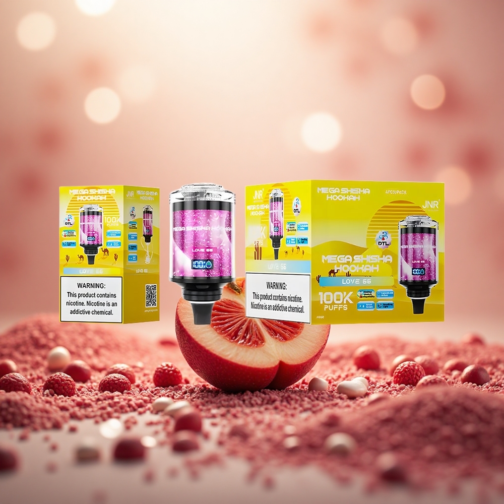 Cinta 66 JNR Mega Shisha Hookah 100K Sesuai Desktop 2% Nikotin