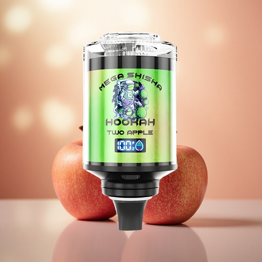 Epal Berganda JNR Mega Shisha Hookah 100K 2 Mulut Jenama Asal Kompatibiliti Desktop 2200mAh Bateri Boleh Dicas Semula