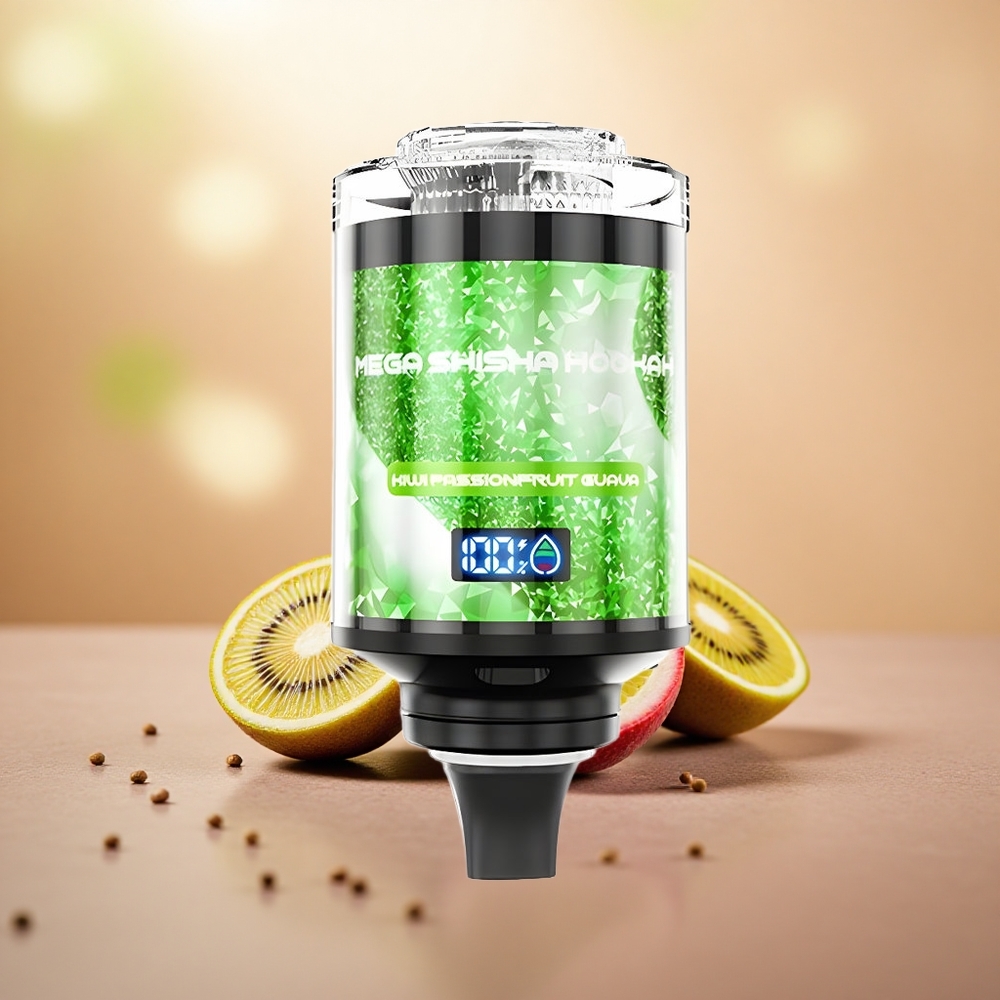 Kiwi Belimbing Jambu JNR Mega Shisha Hookah 100K 2200mAh 2% Nikotin