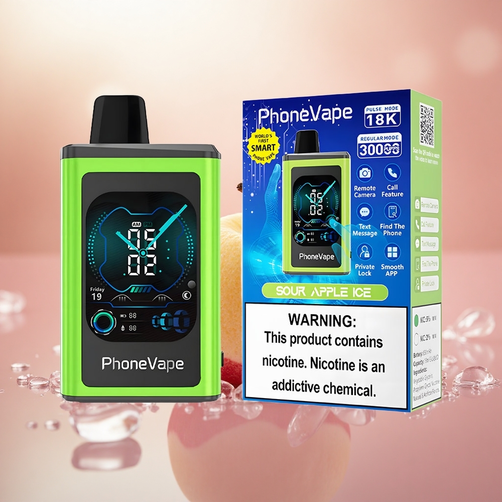 Epal Masam Ais JNR PhoneVape 30000 Hisapan Skrin Penuh Boleh Dicas