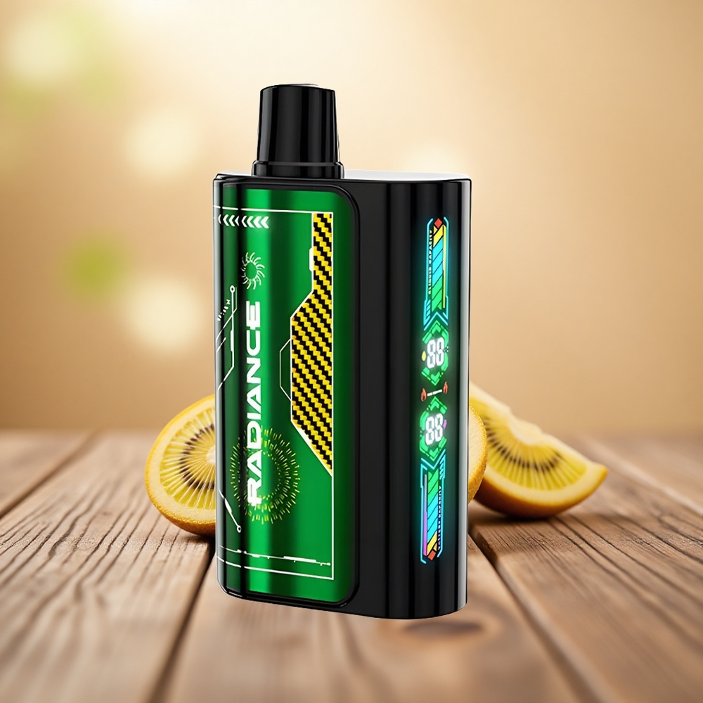 Buah Naga Kiwi JNR Radiance 31000 Puff Gegelung Dwi Mesh