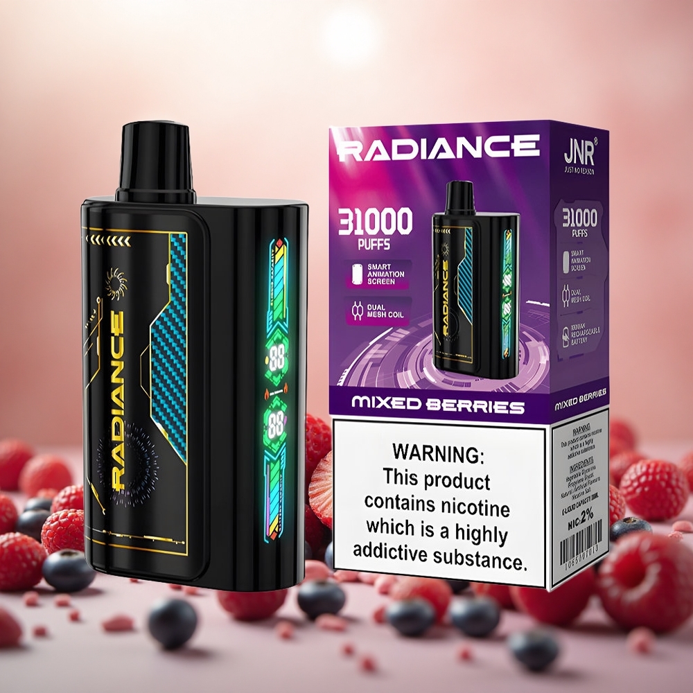 Campuran Beri JNR Radiance 31000 Puff Skrin Pintar