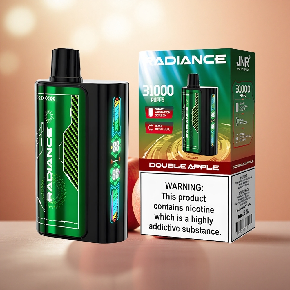 Epal Berganda JNR Radiance 31000 Hisap Vape Sekali Pakai Gegelung Dwi Mesh