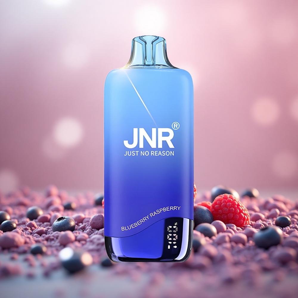 Biru Raspberry JNR Rainbow 10500 Puffs 18ml e-Liquid Tank