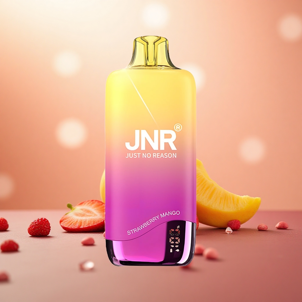 Strawberi Mangga JNR Rainbow 10500 Puffs Vape Sekali Pakai 18ml Tangki e-Cecair