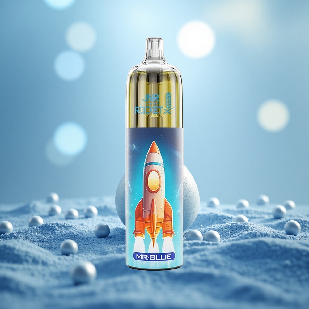 Biru JNR Rocket-X 12400 Puffs Jenama Penyesuai Aliran Udara