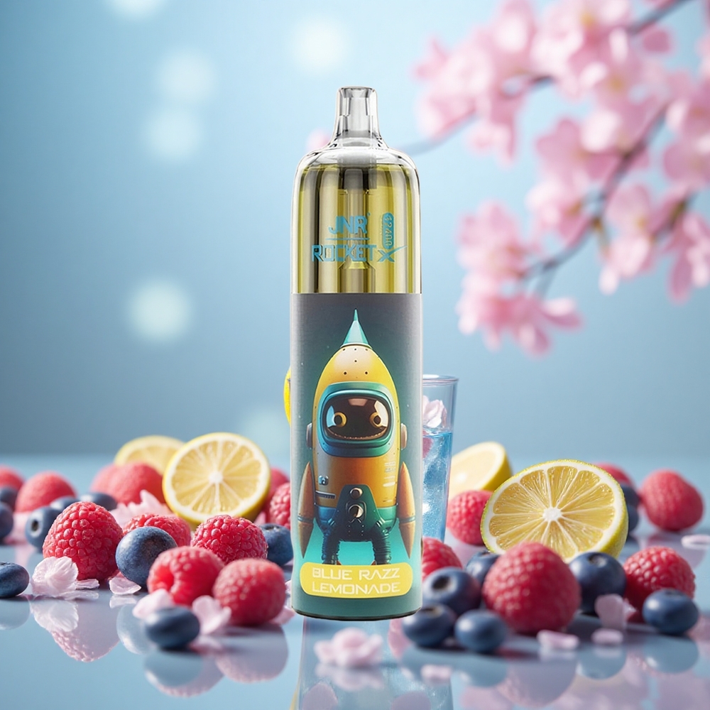 Blue Razz Lemonade JNR Rocket-X 12400 Puffs Aliran Udara Boleh Laras