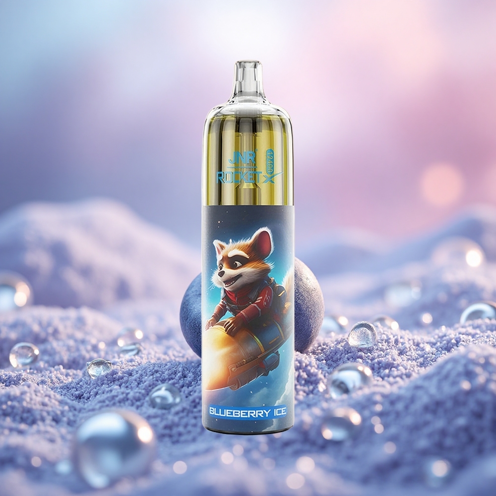 Blueberry Ice JNR Rocket-X 12400 Puffs Aliran Udara Boleh Laras