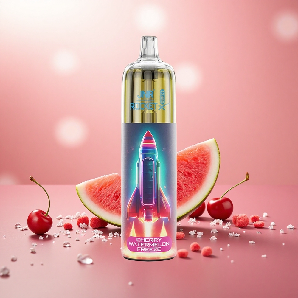 Ceri Tembikai Beku JNR Rocket-X 12400 Puffs Aliran Udara Boleh Laras